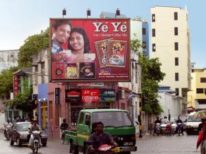 Quality aluminum material free standing quick post rotating board advertising wholesale