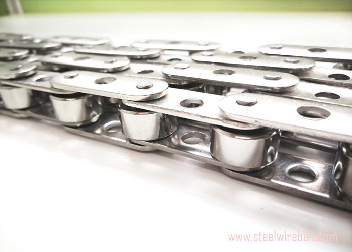 Industrial Driven Stainless Steel Conveyor Chain Armor - Cased Pins Wear Resistant