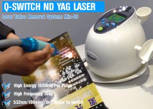 Quality Q Switched ND YAG Laser Tattoo Removal Machine , Skin Care Machine Painless wholesale