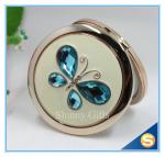 Shinny Gifts Fashionable Fancy Butterfly Design Folding Double Sides Metal