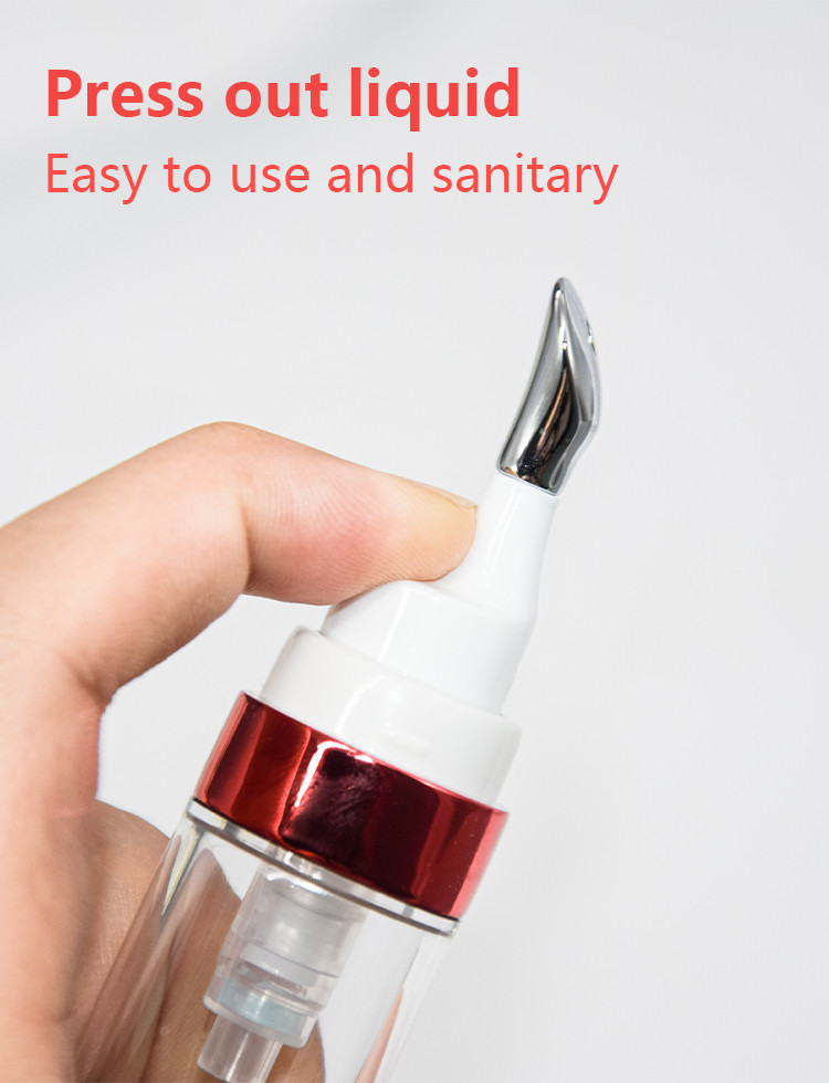 20ml Cosmetic Eye Cream Airless Bottle Anti Aging Serum With Zinc Alloy Pump Head