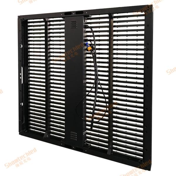 P3 SMD 1921 Facade LED Screen Transparent Glass 3840Hz Outdoor LED Advertising