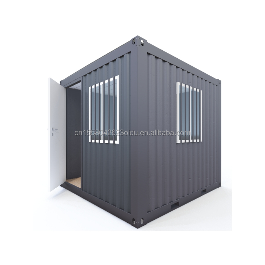 10ft Mini Office/Store Budget-friendly Modified Shipping Container Steel Sandwich Panel Hotels with Aluminum Alloy Windows
