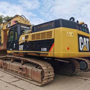 Quality Caterpillar 349D Used Crawler Excavator Dredging depth 4.18 m wholesale