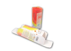 Quality Empty Skin Care / Cosmetic Box Packaging Fancy 350 Gsm Paper Material wholesale