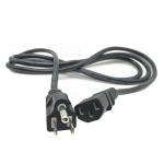 1500WATTS Computer Desktop Accessories PVC 18AWG US Plug Power Cord