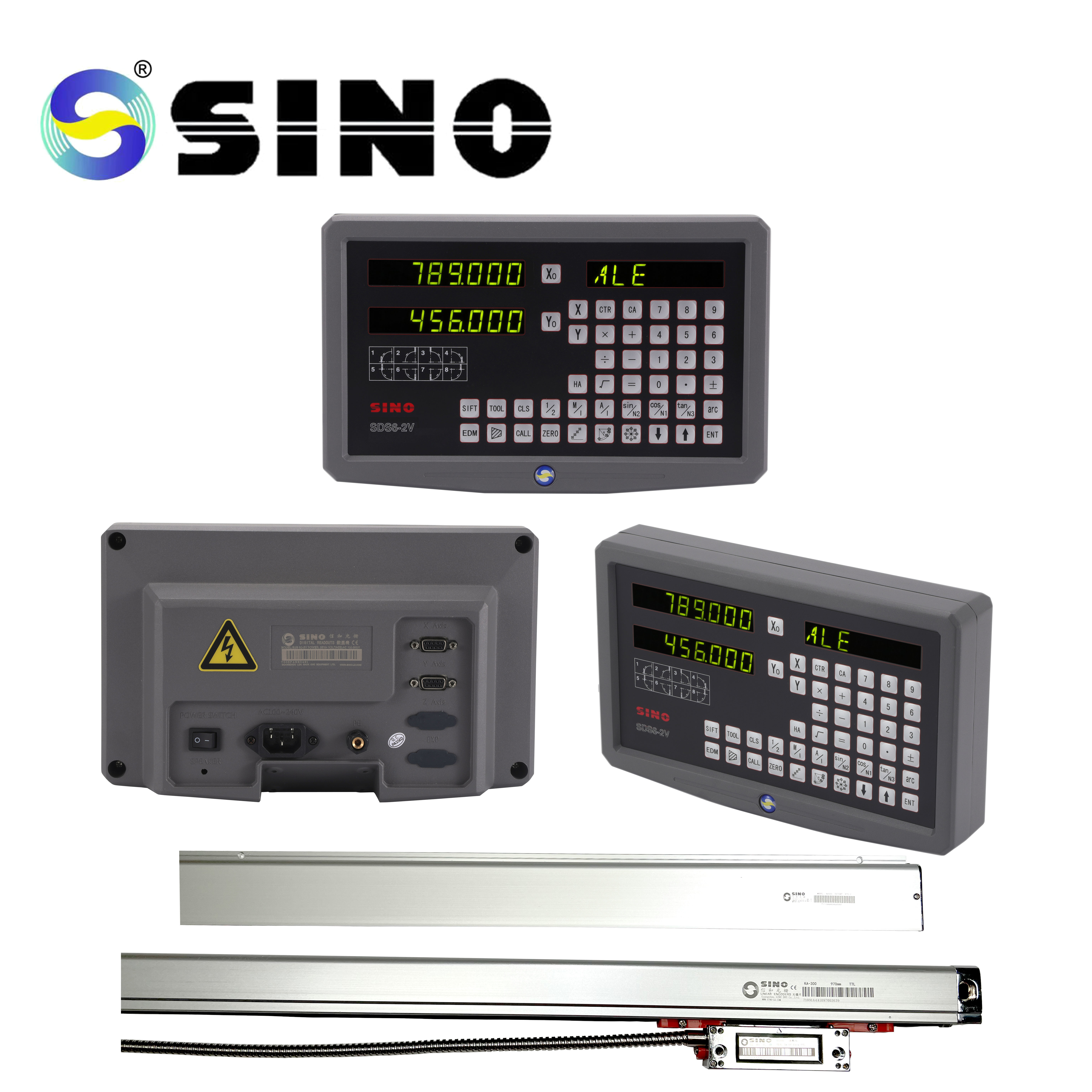 SDS6-2V Dro Digital Display In Metal Processing Industry