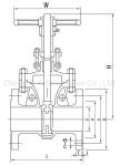ANSI 600lb Cast Steel Flanged Wcb Body A216 Gate Valve for Shipping Cost and