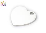 SS304 Engraved Heart Charm
