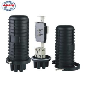 Quality FOSC Fiber Optic Joint Closure , Fiber Enclosure Box With 3 Inlets / Outlets wholesale