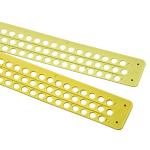 Yellow Color Three Row Plastic Bee Pollen Trap For Beekeeping Equipment