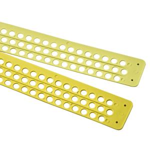 Quality Yellow Color Three Row Plastic Bee Pollen Trap For Beekeeping Equipment wholesale
