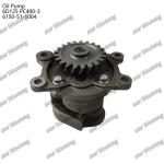 Oil pump 6D125 PC400-3 flat 6150-51-1004