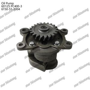 Quality Oil pump 6D125 PC400-3 flat 6150-51-1004 wholesale
