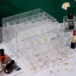 Clear Jewelry Organizer, Durable Jewelry Box With 5 Drawers, Jewelry Organizer