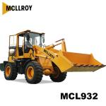Compact Articulated 2 Ton Wheel Loader 58kw 79hp Power For Construction