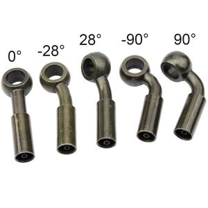 Quality Carbon Steel Motorcycle Brake Line Banjo Fittings Zinc Plated Surface wholesale