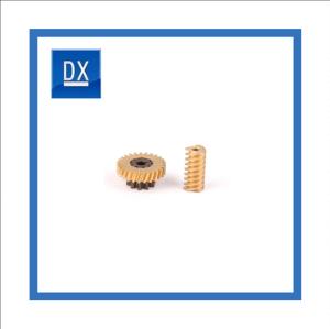 Quality Brass Precision Cylindrical Spline Worm Gear Transmission Parts For EGR Valve wholesale