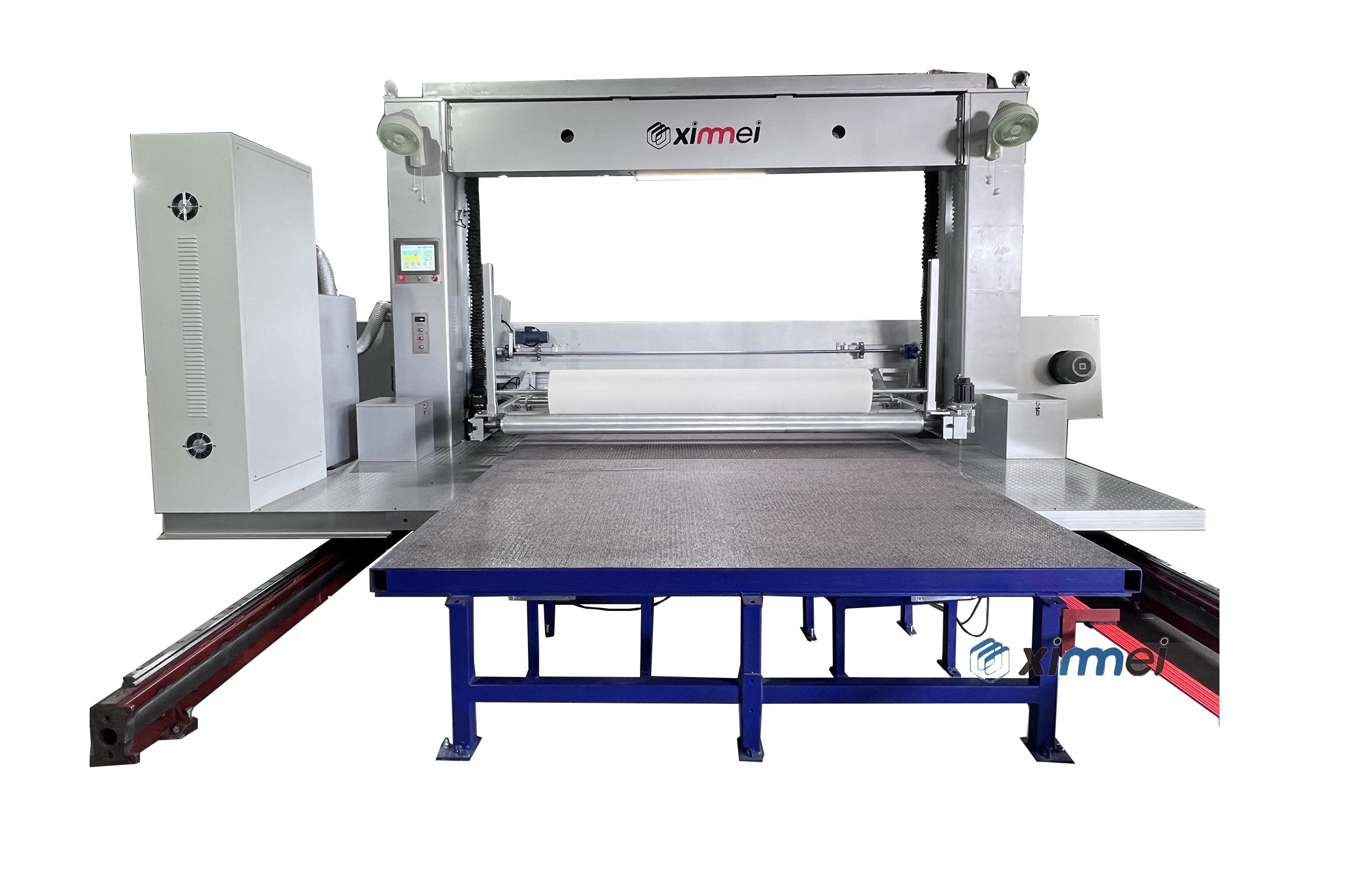 Long Sheet Road Rail Flat Cutting Machine TDPA-2150 horizontal PU cutting for Auto Foaming Machine