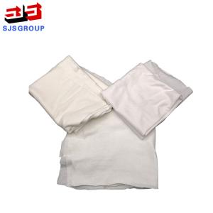 Quality Plain White 2kg/Bag 80cm Industrial Wiping Rags wholesale