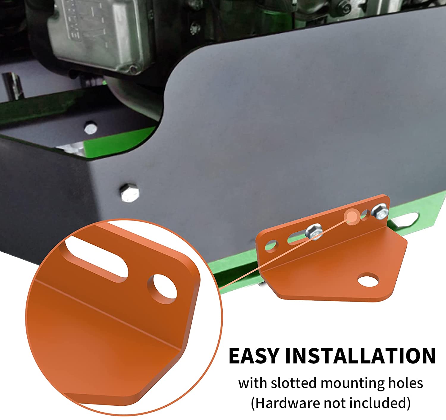 Universal Trailer Hitch Mount for Zero Turn Mower Heavy Duty Steel and Easy Installation