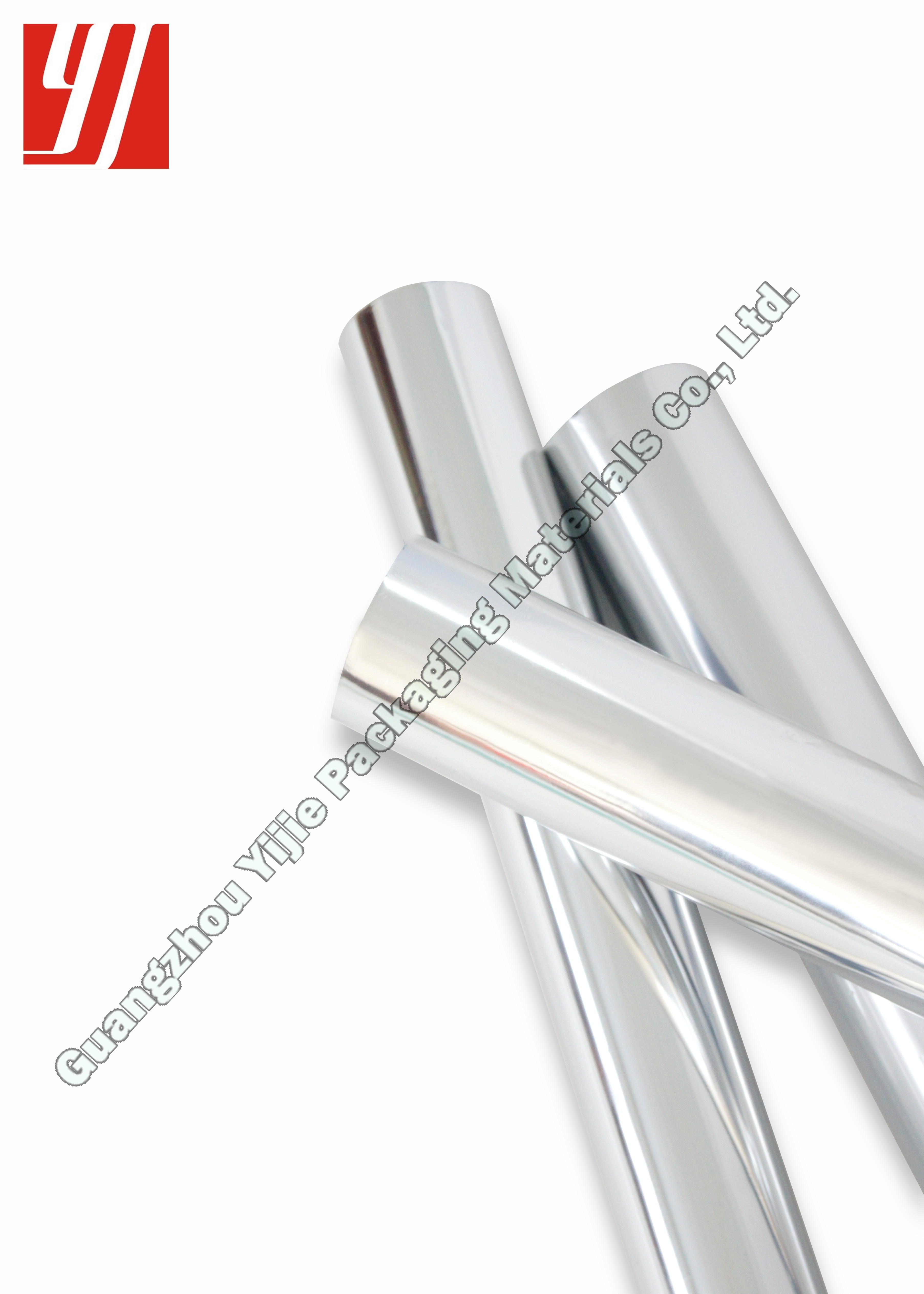 Reflective Silver Hot Foil For Digital Printing Showing Board Medicine Cosmetics