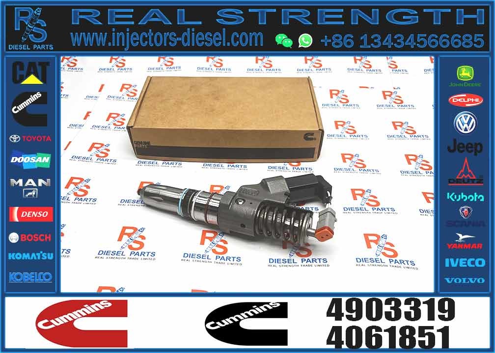 Common Rail Fuel Injector 4026222 4903319 4062851 3411845 Injector 23670-26011 4903472 for Diesel Engine M11 ISM11 QSM11