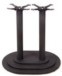 Custom Metal Dining Room Table Legs Powder Coated Table Base For Outdoor Table