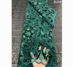 Hot selling French Lace Fabric High Quality Embroidery Velvet Tulle Lace Fabric