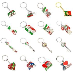 Quality Engraved Souvenir Zinc Alloy Metal Keychain - Timeless And Elegant Gift wholesale