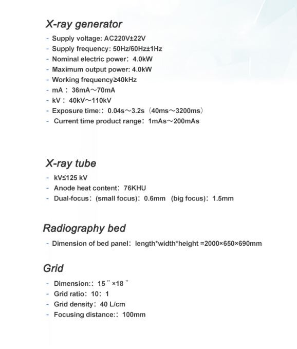 Best Sell Direct X-ray Machine Veterinary X-ray Machine