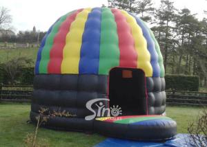 Quality Colorful Outdoor Inflatable Party Tent Disco Dome Bouncy Castle EN14960 wholesale