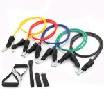 11 Pcs 120mm Fitness Gear Resistance Tubes 2 Ankle Tube Bands