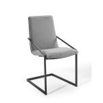 Smooth Fabric H900mm Z Shape 8kgs Modern Dining Chair