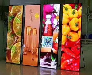China P2.5mm Indoor Poster LED Display, ultra-light,super-thin indoor LED pylon for shops,stores,hotel,exhibition,restaurant on sale