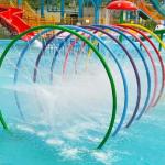 Customized Outdoor Water Park Buckets Aqua Park Water Spray Anti UV