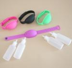 No Washing 10ml Squeeze Type Silicone Hand Sanitizer Bracelet
