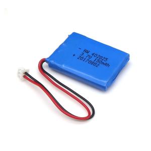 Quality Custom 150mAh 3.7V Lithium Ion Polymer Battery Pack wholesale