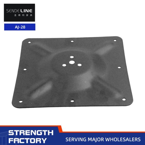 Spray Black Modern Bar Stool Tray Accessories 0.75kg Cold Plate Molding 2.0/3