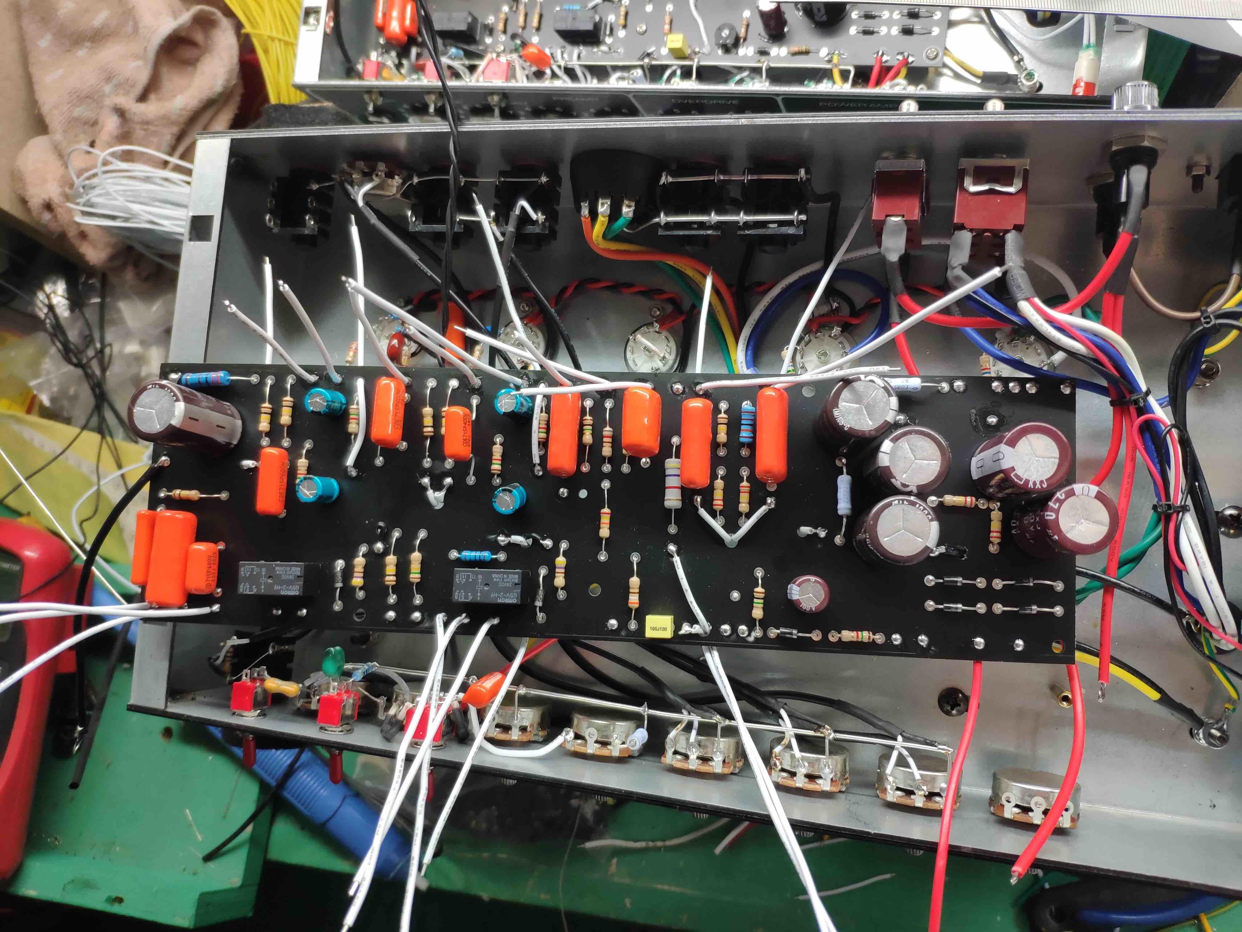 Custom Grand Overdrive Special Guitar Amplifier 20W in Brown Tolex with JJ Tu2 X EL84 Power Tubes 3 X 12ax7 Preamp Tubes