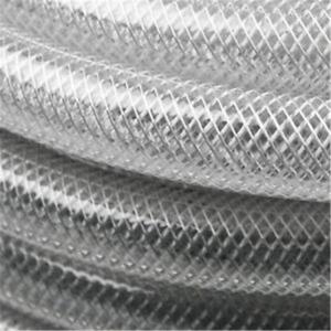 Quality PVC flexible water hose pipe plastic tubes Colored PVC braided fiber reinforced net hose wholesale