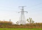 Double Circuit Powerful Angle Steel Tower Customized Design For Power Supply