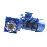 NMRV075 Double Worm Gear Reducer 50:1 Ratio For 110mm BLDC Motor