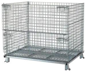 Quality Industrial Collapsible 500kg Metal Wire Mesh Basket wholesale