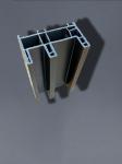 50mm UPVC Window Profiles Sliding Casement Opening Weather Resistant Customized
