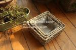 home dicorative wicker garden baskets willow flower plants baskets manufacturer