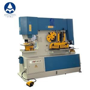 Quality High Pressure 120T Punching Thickness 28mm Hydraulic Ironworker Machine, 2355*960*2200mm Dimension wholesale