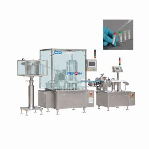 Quality GMP 4000BPH plc test tube filler Capping Labeling wholesale