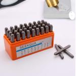 36 Pcs Steel Jewelry Metal Stamping Kit Compact Size Box