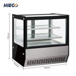 R600a Cake Display Showcase Countertop Desktop Refrigerated Cake Display